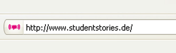 Ab sofort im Netz zu finden: die Website von student.stories